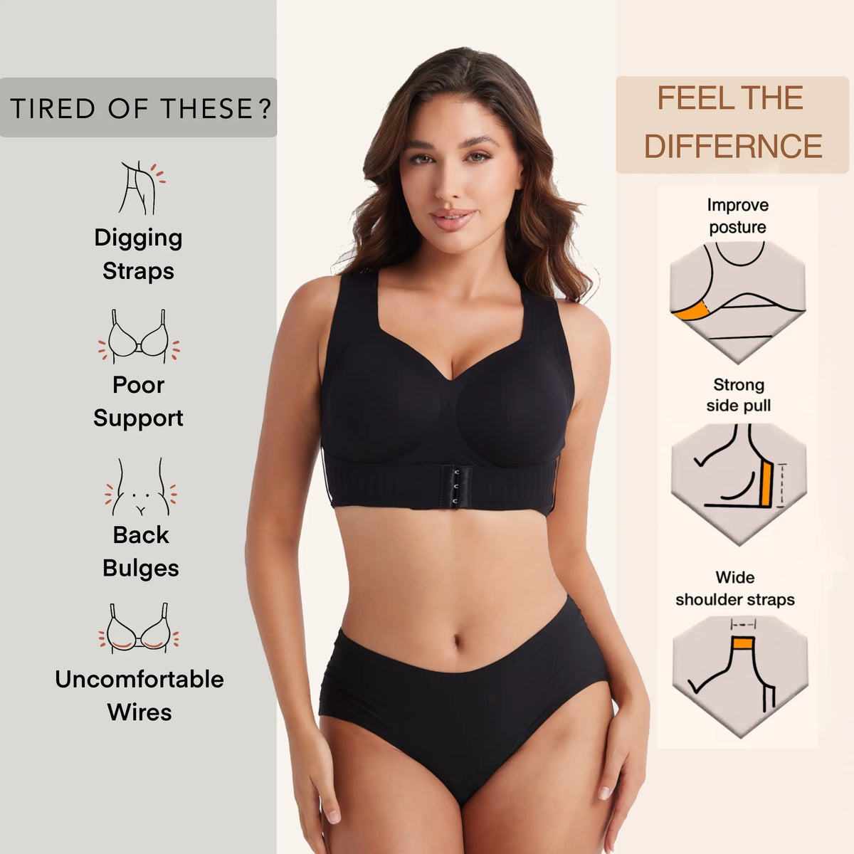 Wireless Breathable Mesh Workout Bra, Removable Pads Push‑Up Jelly Bra