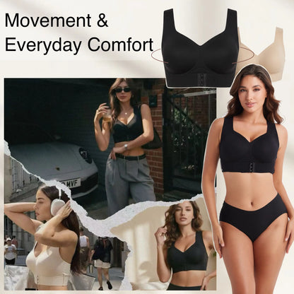 Wireless Breathable Mesh Workout Bra, Removable Pads Push‑Up Jelly Bra